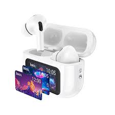 LCD earbuds wireless with smart digital display charging case