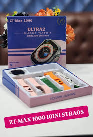 ZT Max 1000 Smart Watch displaying health and fitness tracking screen