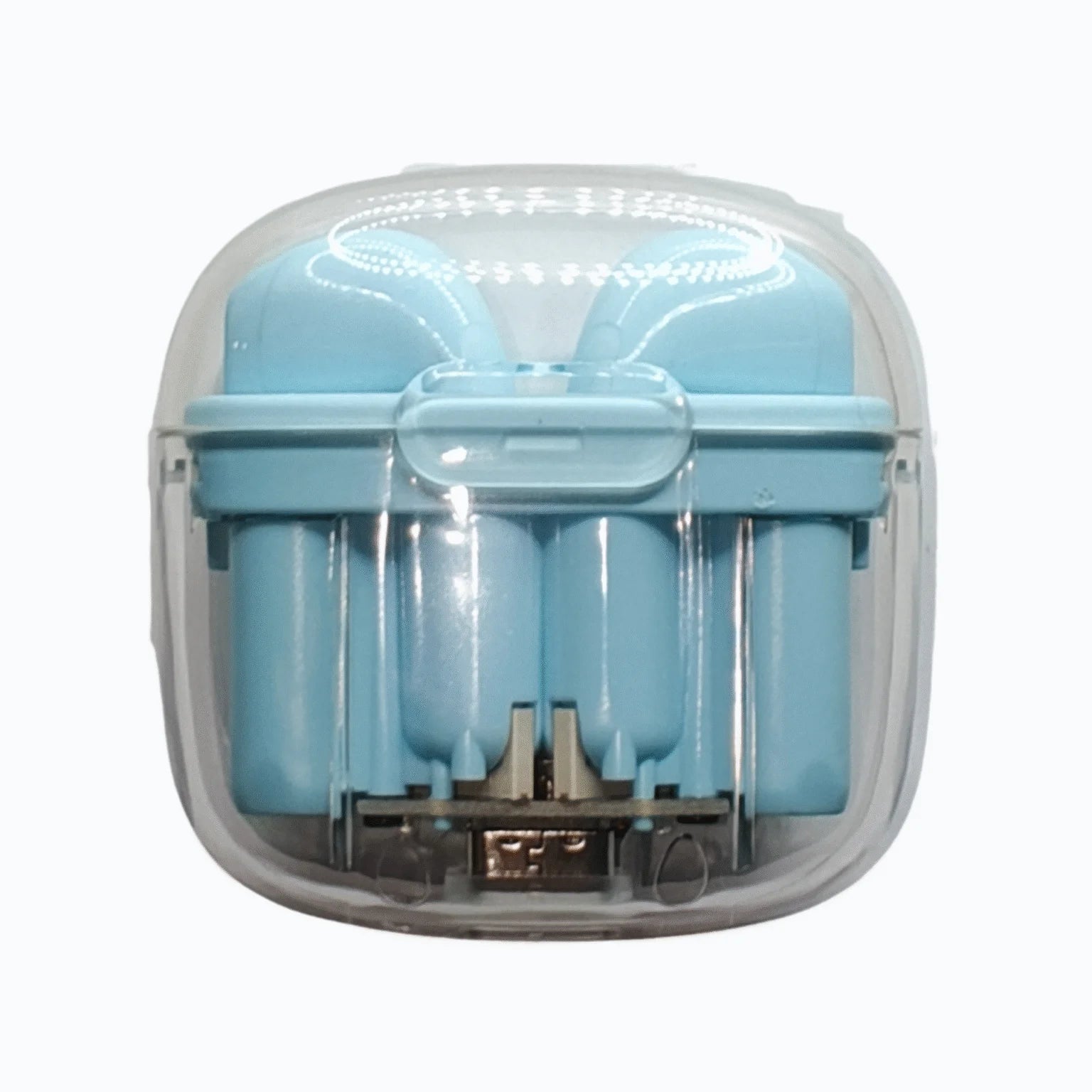 Close-up view of AT 12 Plus Earbuds showing in-ear design