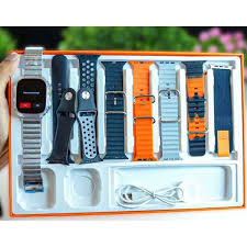 Smart Watch Ultra Y80 displaying health and fitness tracking screen